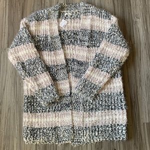 Maurices NWT Open cardigan size L